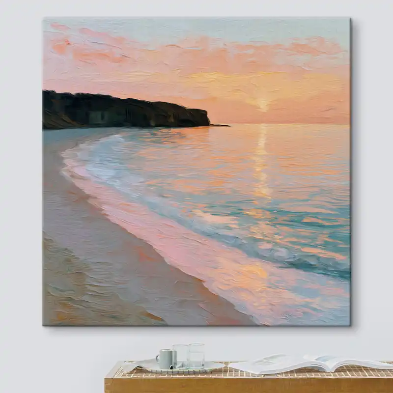 Ofertă Pictură pe pânză Apus de soare pe mare Nr s49798