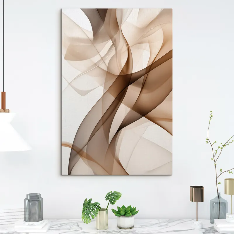 Plată sigură Pictură pe pânză Linii abstracte Nr s49802