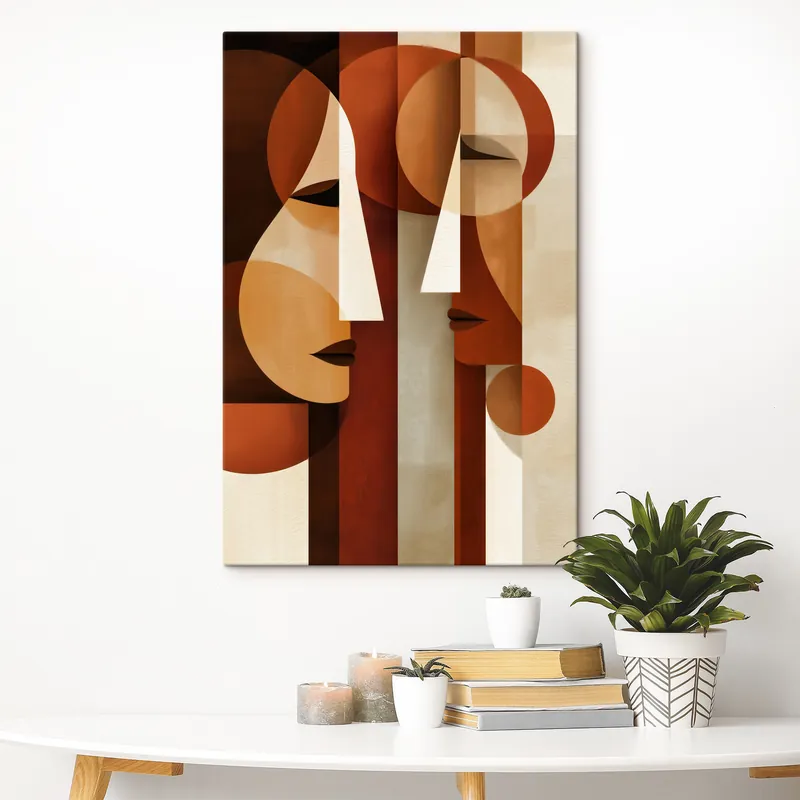 Vezi acum Pictură pe pânză Fețe abstracte Nr s49808