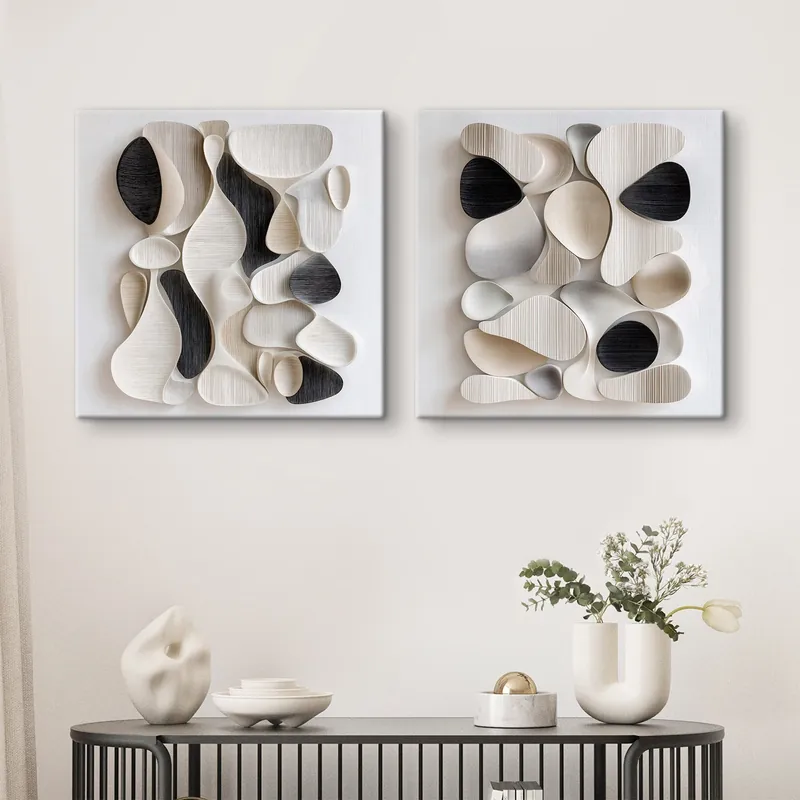 Pictură pe pânză O compoziție în stilul unui basorelief arhitectural modern Nr m30729 Cumpără acum