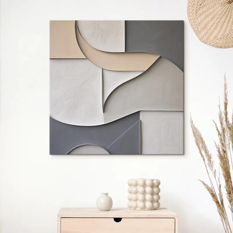Calitate înaltă Pictură pe pânză Ilustrație abstractă, plană Nr s49905
