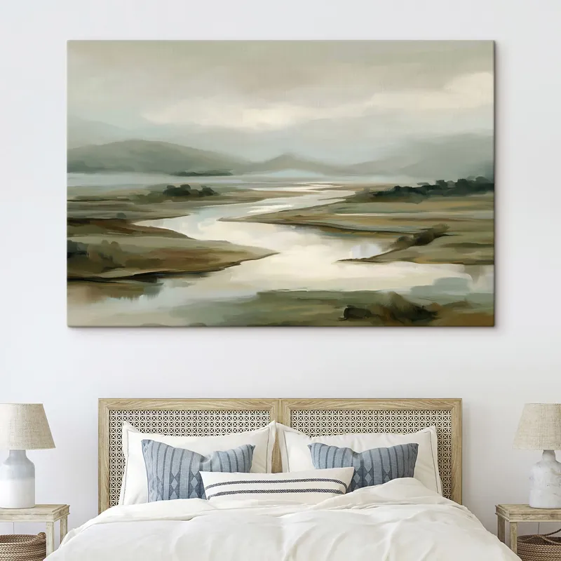 Pictură pe pânză Râul sinuos Nr s49910 Premium