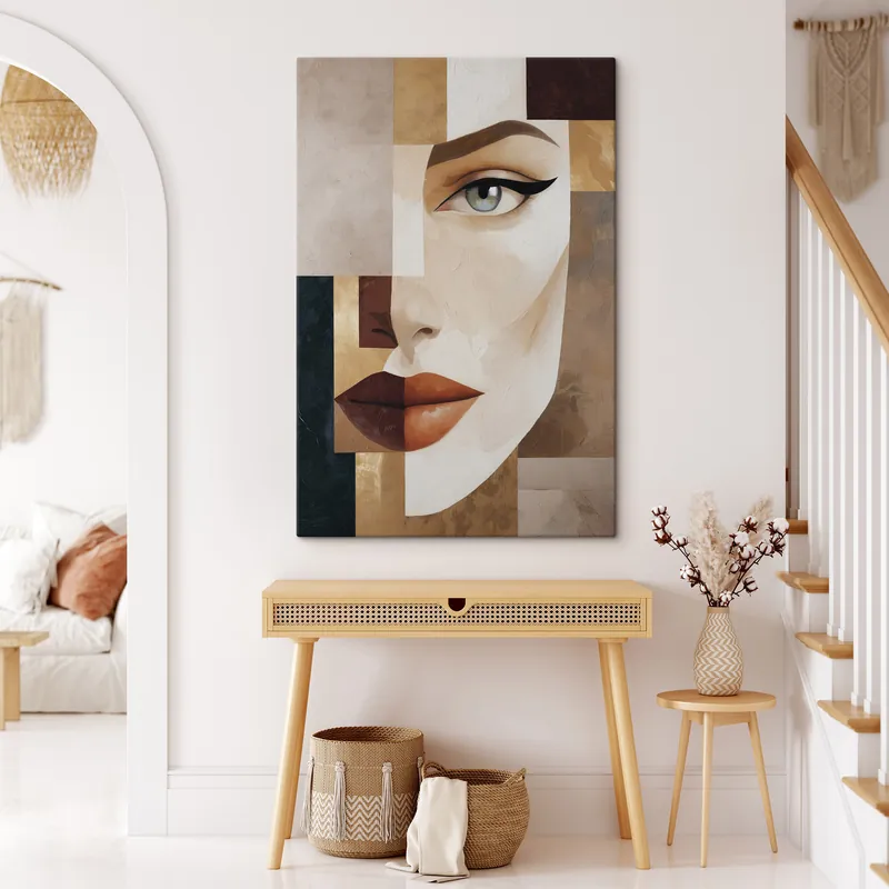 Pictură pe pânză Un chip abstract Nr s49934 Preț mic