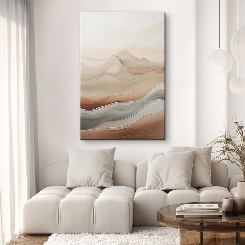 Pictură pe pânză Abstracție aerisită Nr s49996 Nu rata