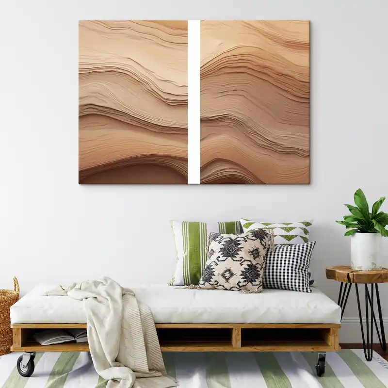Expediere rapidă Pictură pe pânză Abstract bej Nr m30770