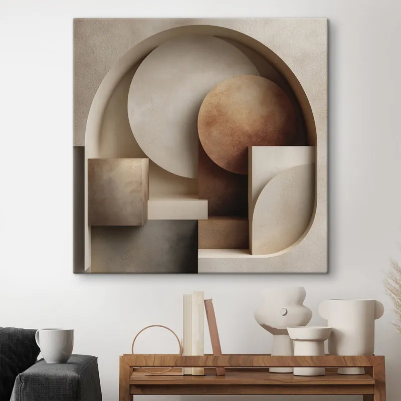 Nu rata Pictură pe pânză Compoziție abstractă plană Nr s50068