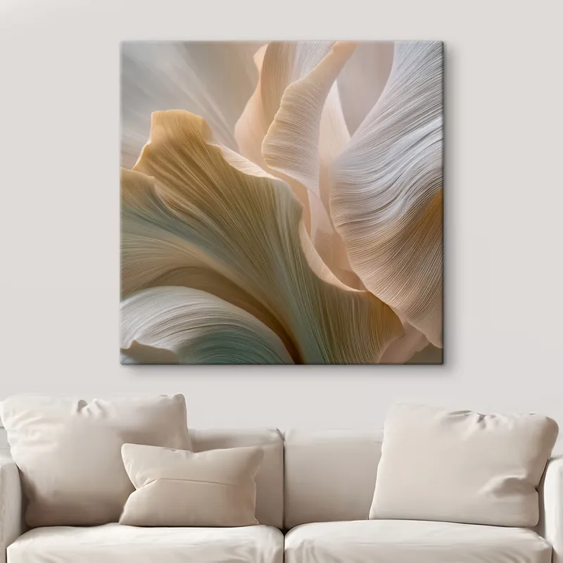 Chilipir Pictură pe pânză Petale abstracte în nuanțe delicate Nr s49945