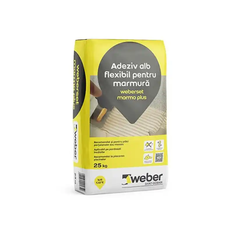 Mai ieftin Adeziv Weber Marmoplus sac 25 kg -materiale constructii Cipcosma - Cipcos Mar