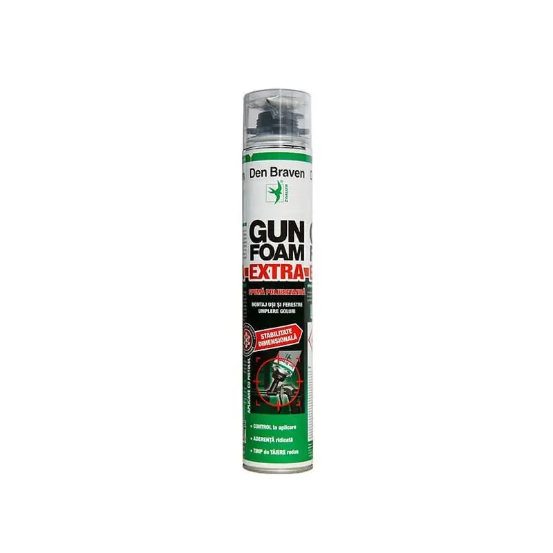 Spuma montaj cu aplicare pistol, Den Braven, 750 ml - Cipcos Mar Noutate
