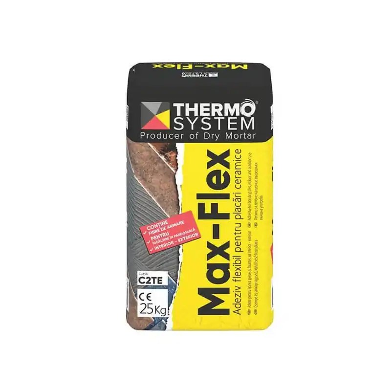 Premium Adeziv flexibil pentru placari ceramice MAX-FLEX 25 kg - Cipcos Mar
