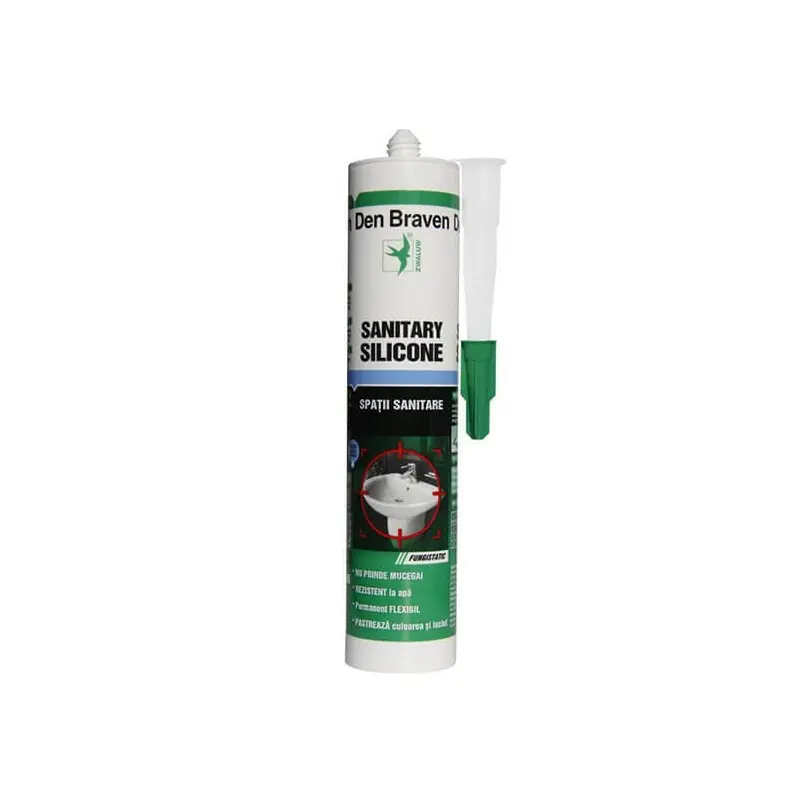 Silicon sanitar, alb, Den Braven, 280 ml - Cipcos Mar Calitate înaltă
