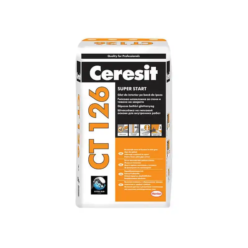 Ieftin Glet pentru interior CT126 20 kg - materiale constructii Cipcosm - Cipcos Mar