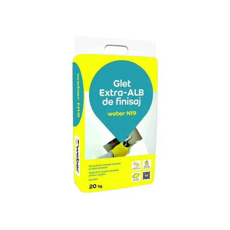 Glet finisaj Weber N19, 20 kg - Cipcos Mar Doar azi