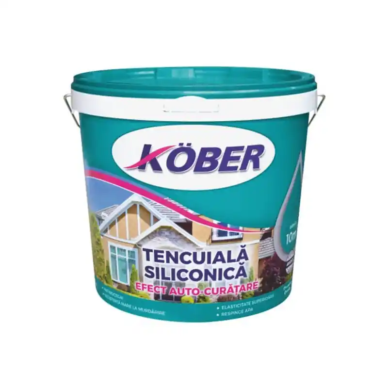 Cumpără acum Tencuiala silicon-silicat cu adaos de fibre de carbon, bob de orez, piper, 25 kg, Kober - Cipcos Mar