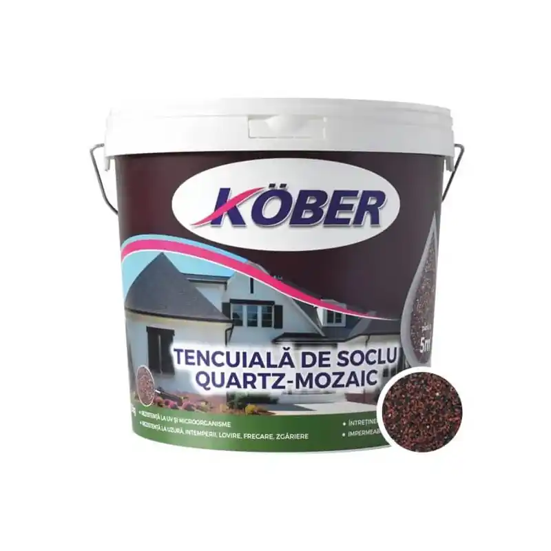 Tencuiala decorativa mozaicata, C129, interior / exterior, 25 kg, Kober - Cipcos Mar Ultima șansă