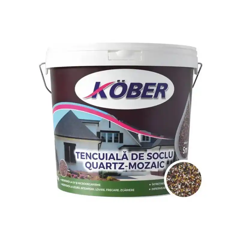 Tencuiala decorativa mozaicata, B50, interior / exterior, 25 kg, Kober - Cipcos Mar Ultima șansă