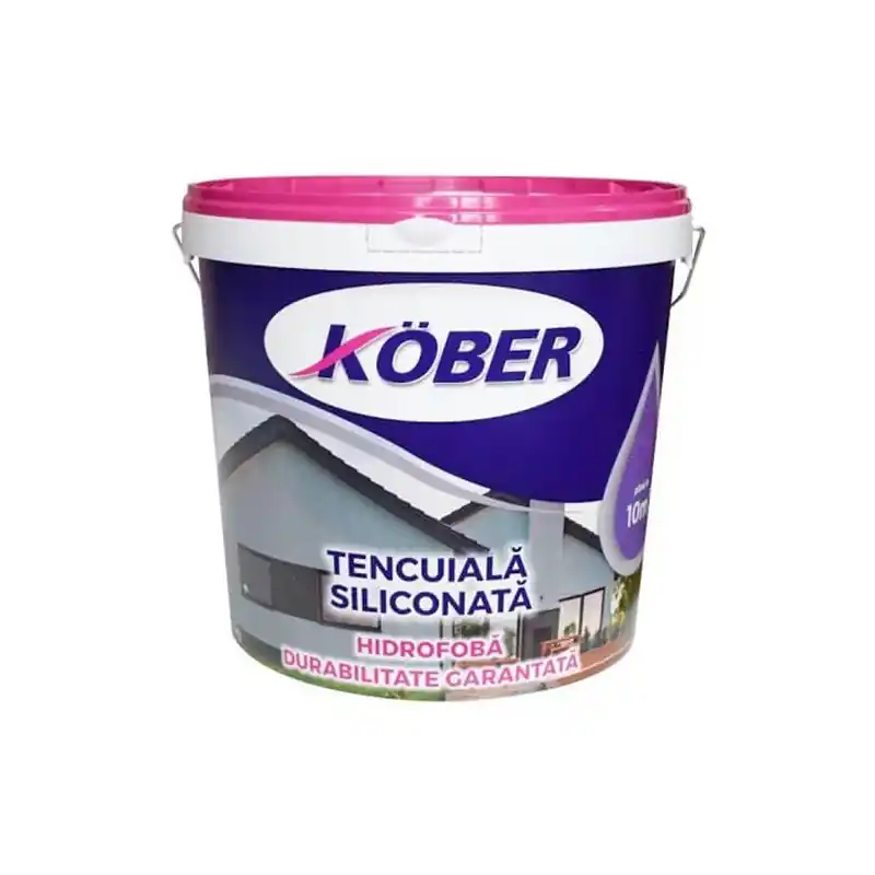 Retur ușor Tencuiala decorativa siliconata, aspect scoarta de copac, cappuccino, interior / exterior, 25 kg, Kober - Cipcos Mar