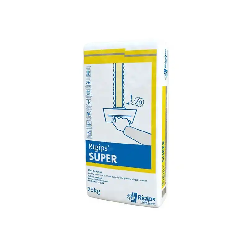 Chit alb Rigips Super 25kg - materiale constructii Pit - Cipcos Mar Bestseller