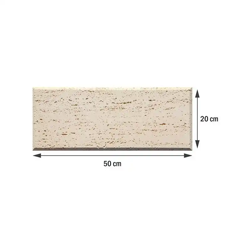 Piatra decorativa Traverstone Gri 50 x 20 x 2 cm - Cipcos Mar Plată securizată
