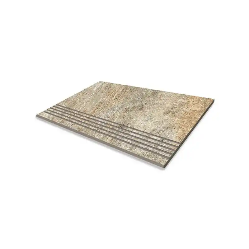 Treapta portelanata grej, 60 x 30 cm, rectificata, colectie QUARTZ, Cesarom - Cipcos Mar Ultima șansă