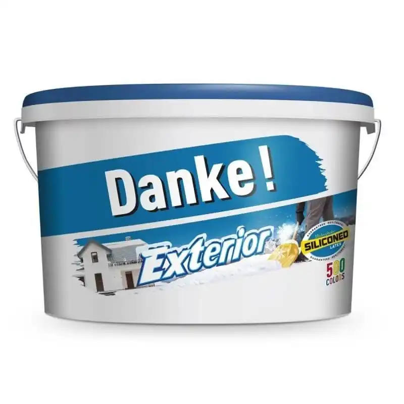 Plată sigură Vopsea lavabila exterior Danke, alba, 8.5 l - Cipcos Mar