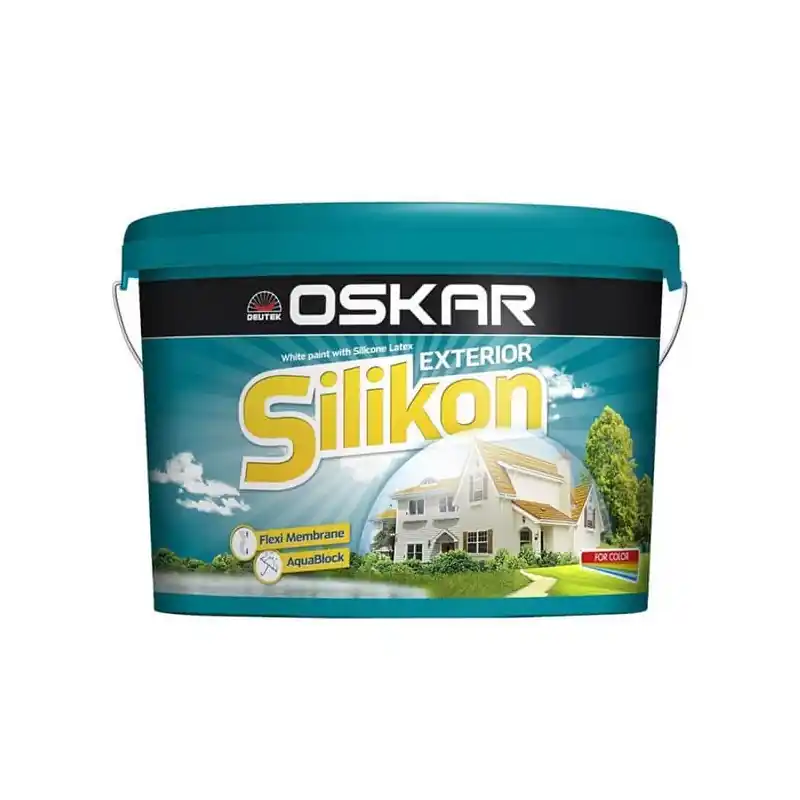 Preț promoțional Vopsea lavabila exterior Oskar Silikon, alba, 5 L - Cipcos Mar