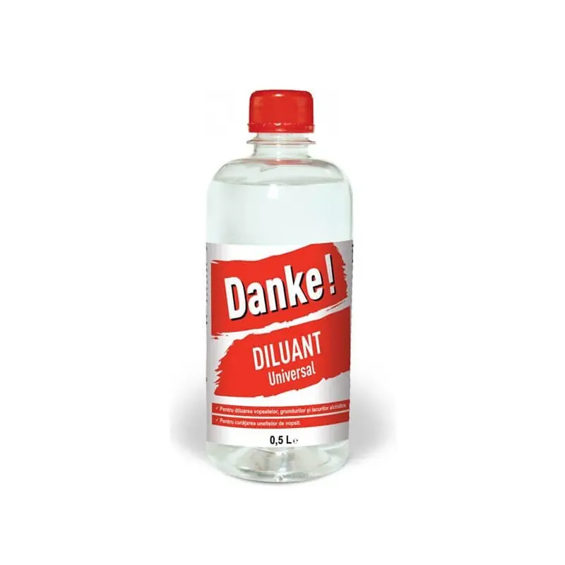 Ultima șansă Diluant pentru vopsea / lac alchidic, Danke Universal, 0.5 L - Cipcos Mar