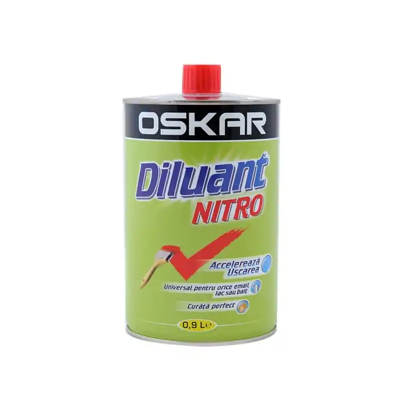 Diluant pentru vopsea / lac alchidic, Oskar Nitro, 0.9 L - Cipcos Mar Bestseller