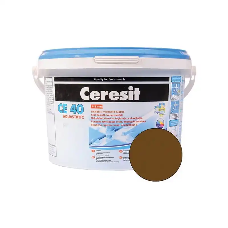 Chit de rosturi gresie si faianta Ceresit CE 40, Cocoa, aquastatic, 2 kg - Cipcos Mar Livrare expres