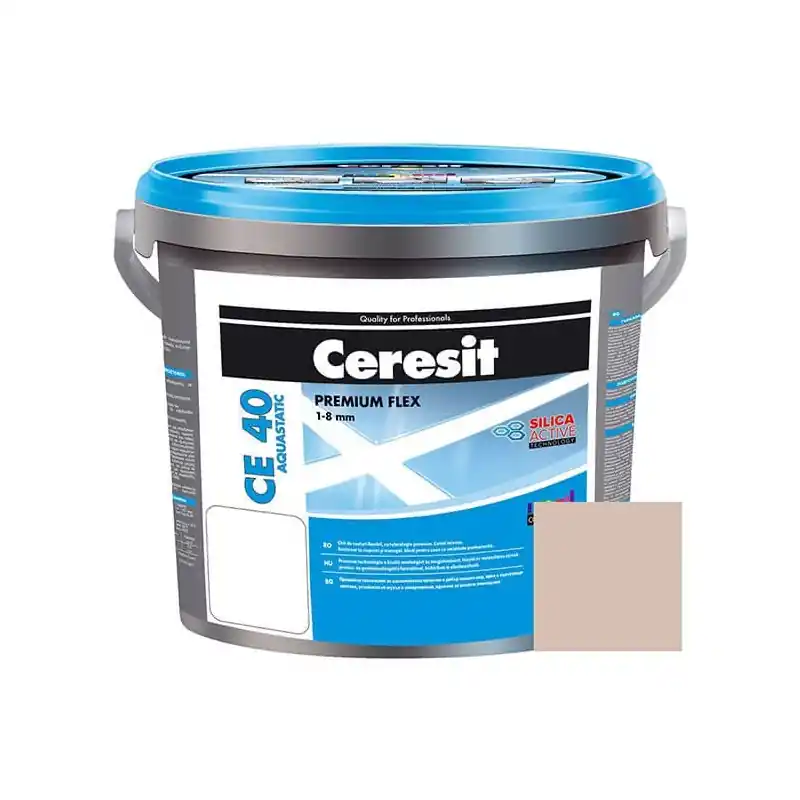Chit de rosturi gresie si faianta Ceresit CE 40, bahama, aquastatic, 5 kg - Cipcos Mar Ofertă exclusivă