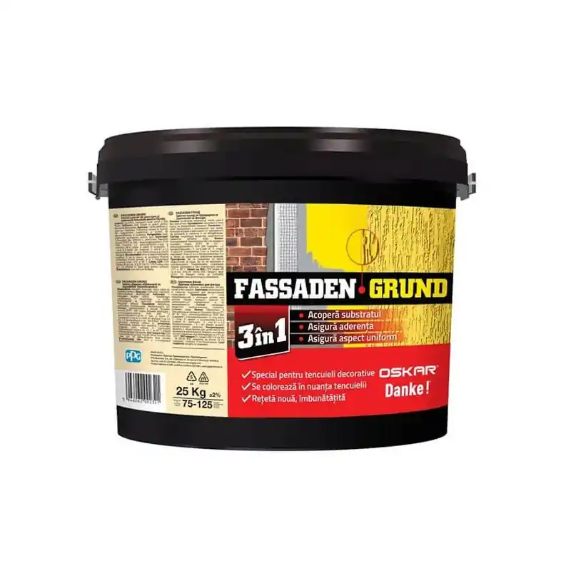 Amorsa pentru tencuieli decorative Oskar Fassaden Grund, interior / exterior, 25 kg - Cipcos Mar Reducere specială