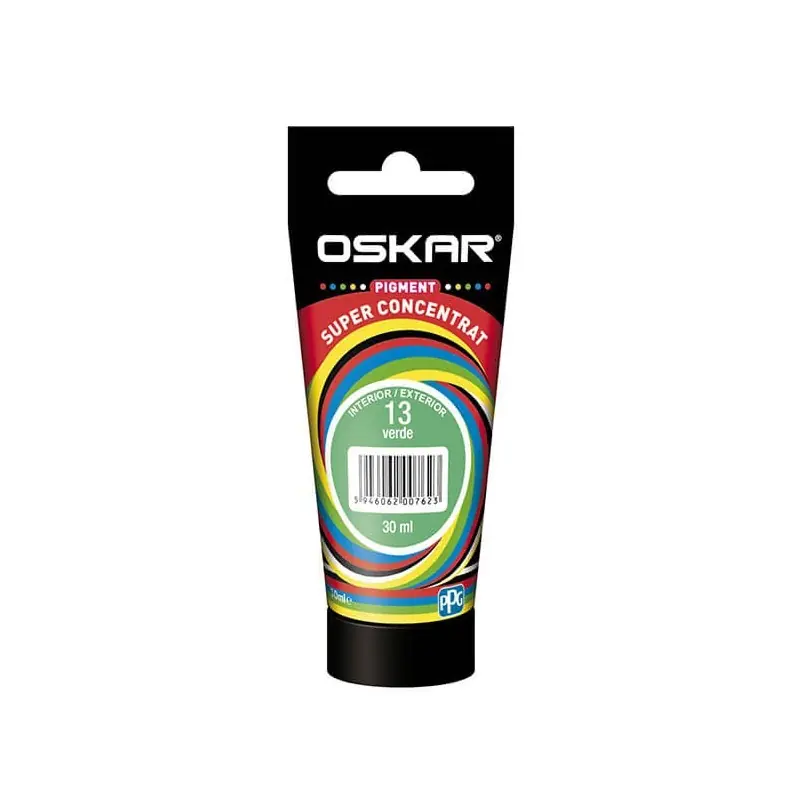Pigment Oskar superconcentrat, 13 verde, pentru vopsea lavabila, 30 ml - Cipcos Mar Reducere de preț
