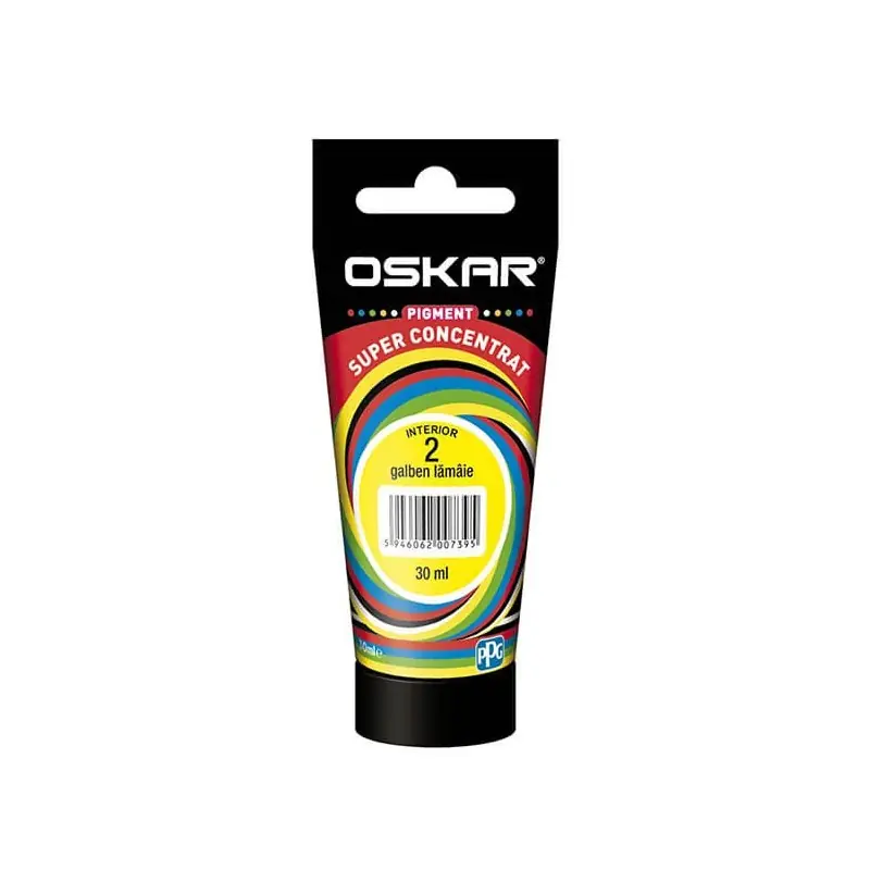 Promoție Pigment Oskar D, superconcentrat, galben lamaie 2, pentru vopsea lavabila, 30 ml - Cipcos Mar