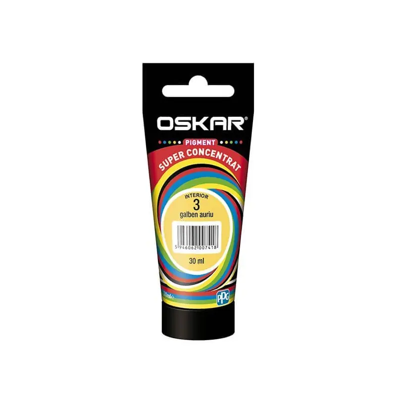 Pigment Oskar superconcentrat, 3 galben auriu, pentru vopsea lavabila, 30 ml - Cipcos Mar Cumpără acum