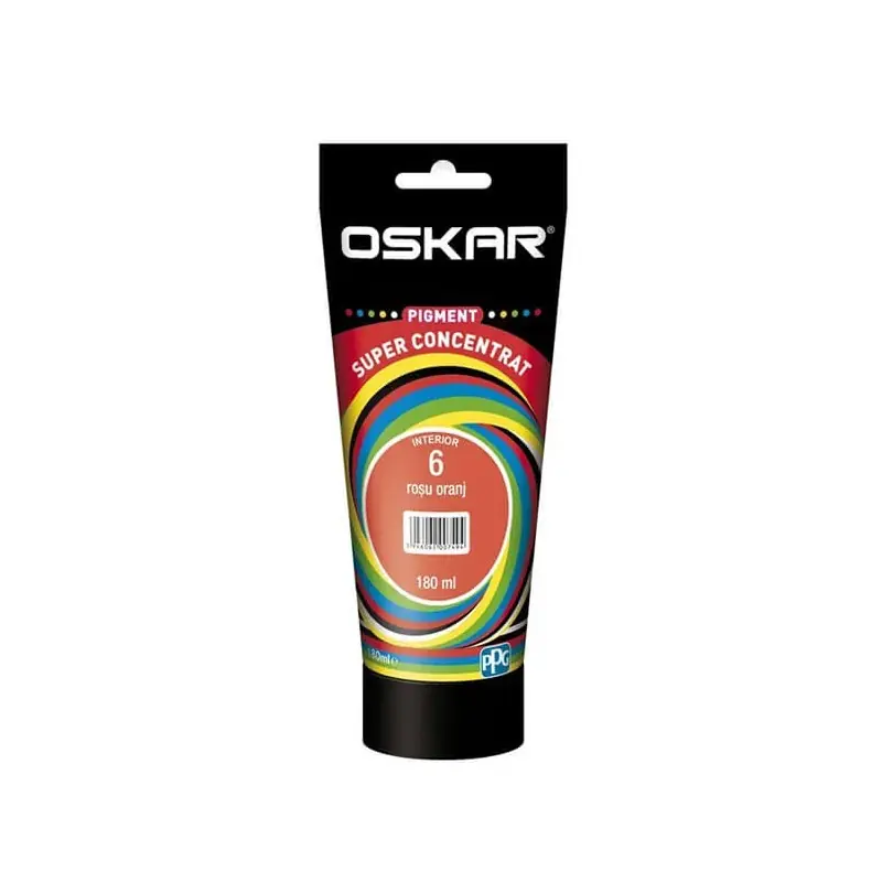 Chilipir Pigment Oskar D, superconcentrat, rosu oranj 6, pentru vopsea lavabila, 180 ml - Cipcos Mar