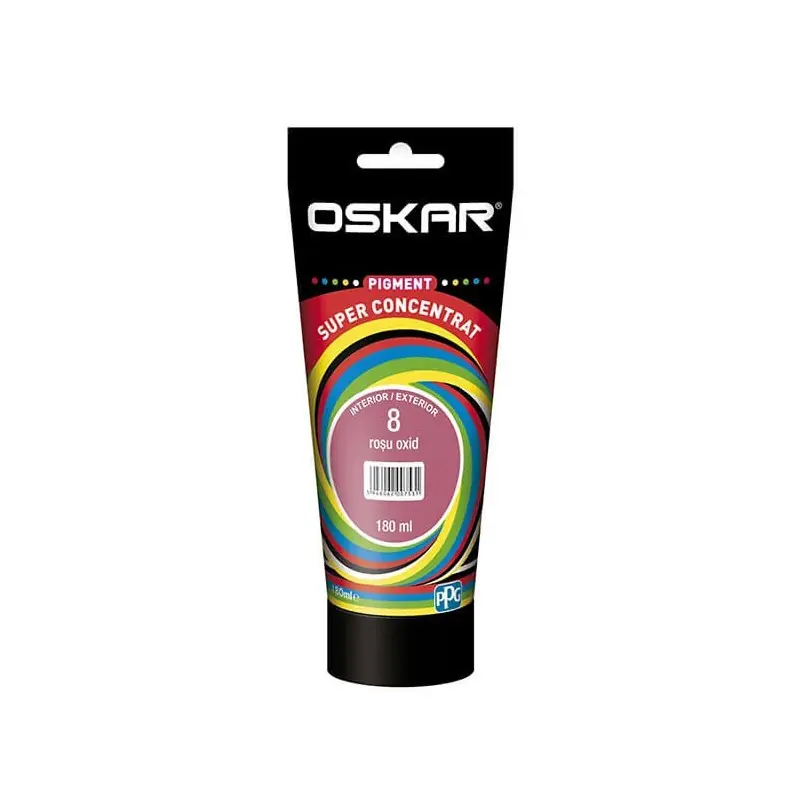 Ieftin Pigment Oskar D, superconcentrat, rosu oxid 8, pentru vopsea lavabila, 180 ml - Cipcos Mar