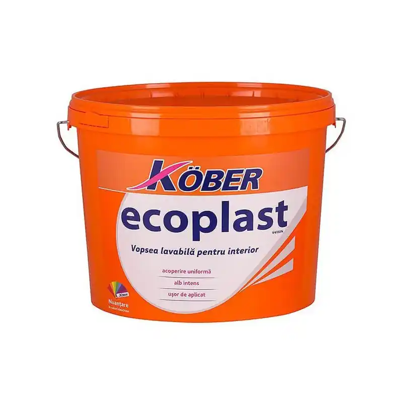 Bestseller Vopsea lavabila interior, Ecoplast, antimucegai, alba, 3 L - Cipcos Mar