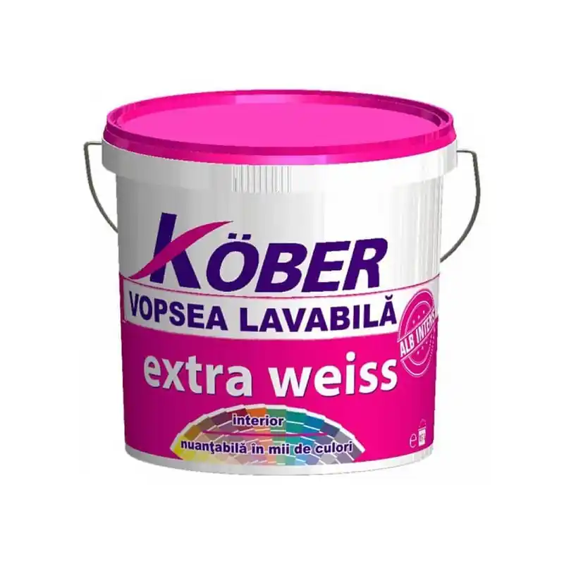 Premium Vopsea lavabila de interior, Extra Weiss, alba, 4 L - Cipcos Mar