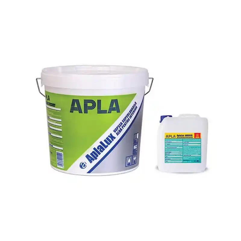 Vopsea lavabila interior, Aplalux, alb, 15 L + amorsa - Cipcos Mar Comandă acum