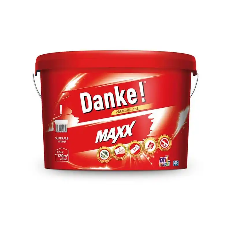 Reducere Vopsea lavabila alba Danke Maxx, de interior, 8,5 L - Cipcos Mar