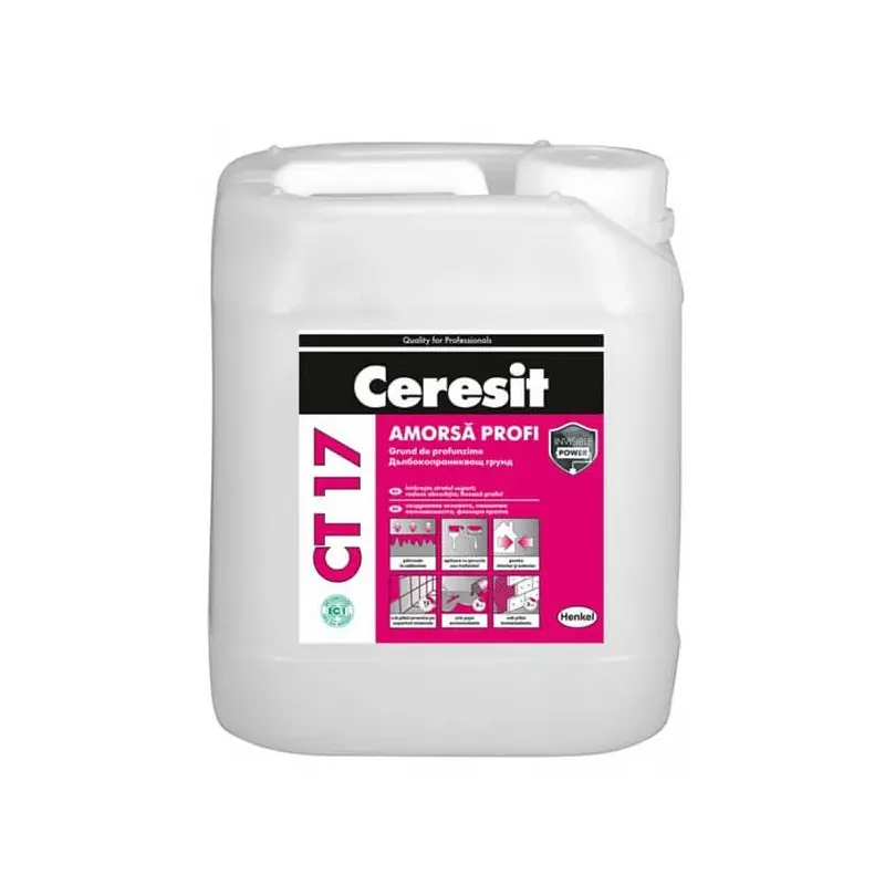 Grund de profunzime fara solvent, CT 17, 2 L, Ceresit - Cipcos Mar Reducere extra