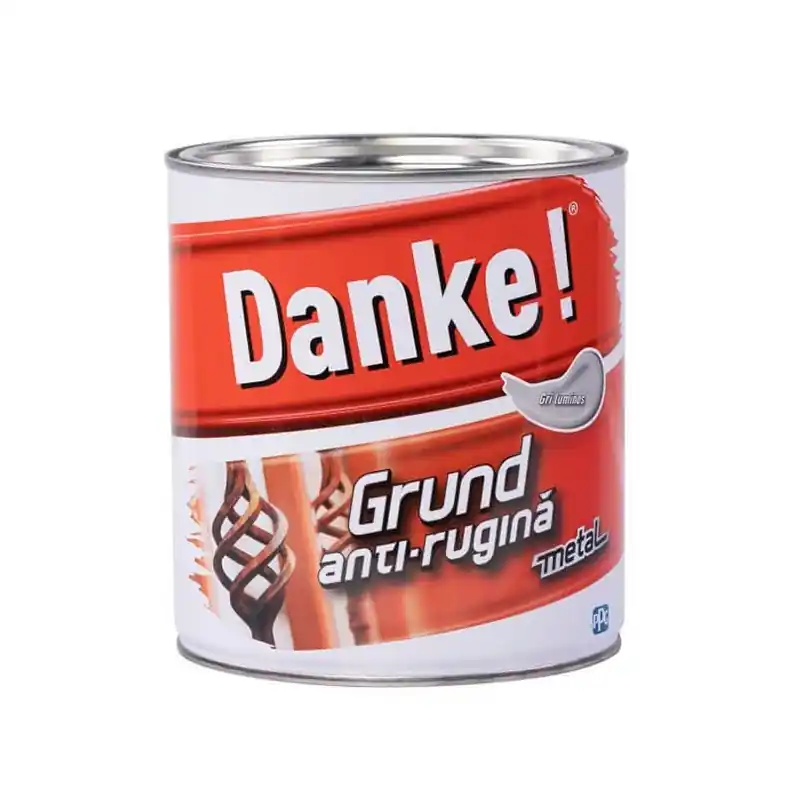 Grund pentru metal Danke, interior / exterior, gri, 0.75 L - Cipcos Mar Ofertă de sezon