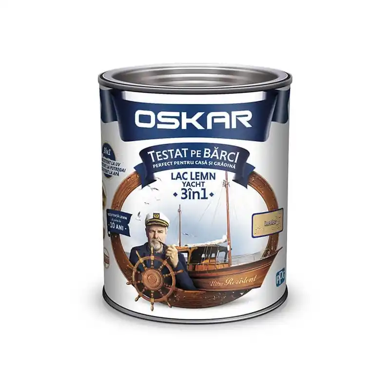 Cumpără online Lac pentru lemn Oskar Yacht, cires, 0.75 L - Cipcos Mar