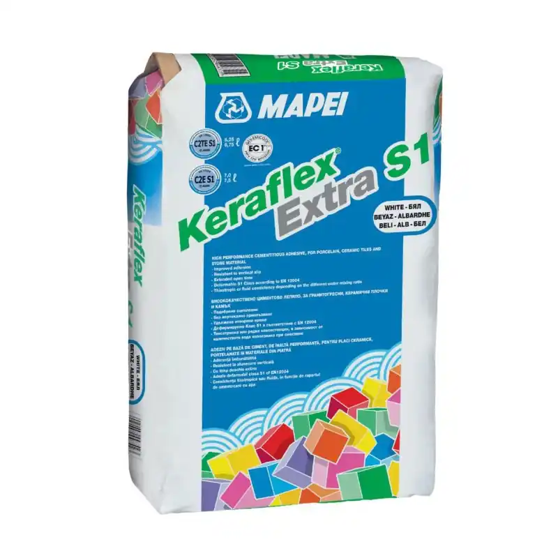 Keraflex Alb Extra S1 25KG Adeziv Gresie/Piatra Int Ext - Cipcos Mar Preț redus