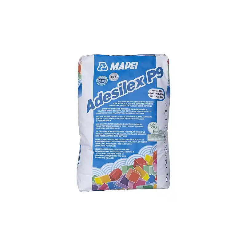 Adesilex Alb P9 25KG Adeziv Gresie Exterior - Cipcos Mar Cel mai bun preț