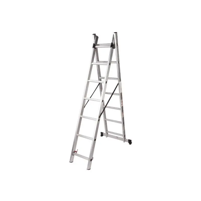 Scara aluminiu 11 trepte, 2 tronsoane, Evotools - Cipcos Mar Reduceri