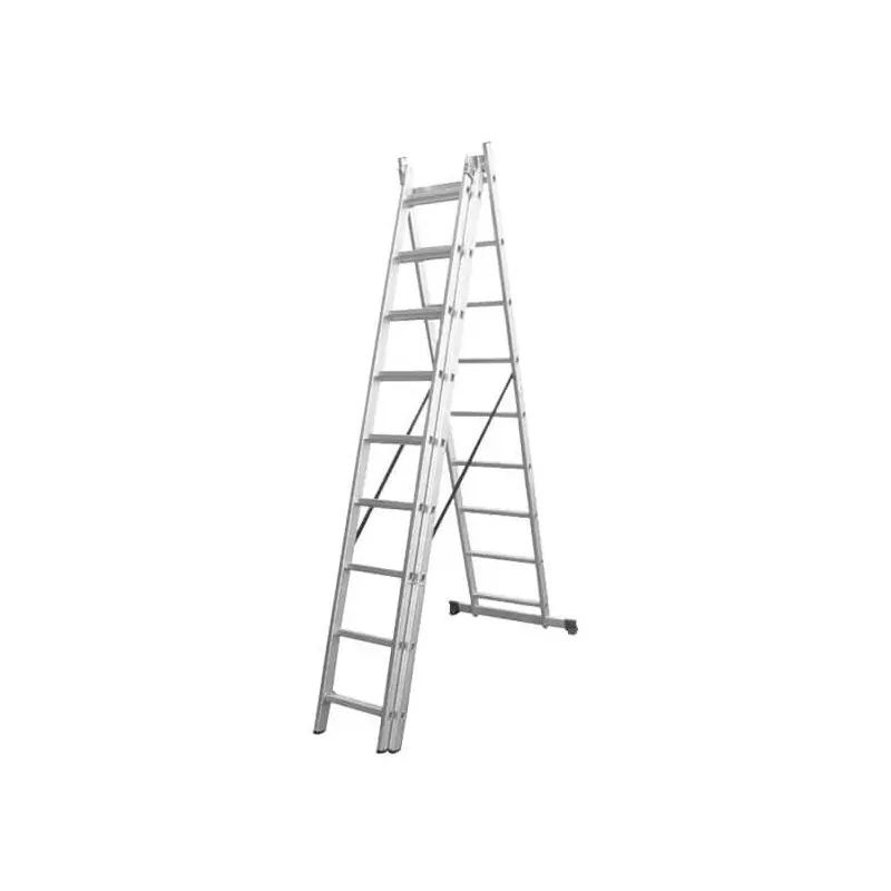 Scara aluminiu 7 trepte, 3 tronsoane, Evotools - Cipcos Mar Plată sigură