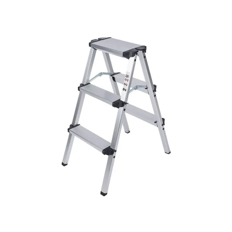 Scara dubla din aluminiu, 3 trepte, Evotools - Cipcos Mar Disponibil imediat
