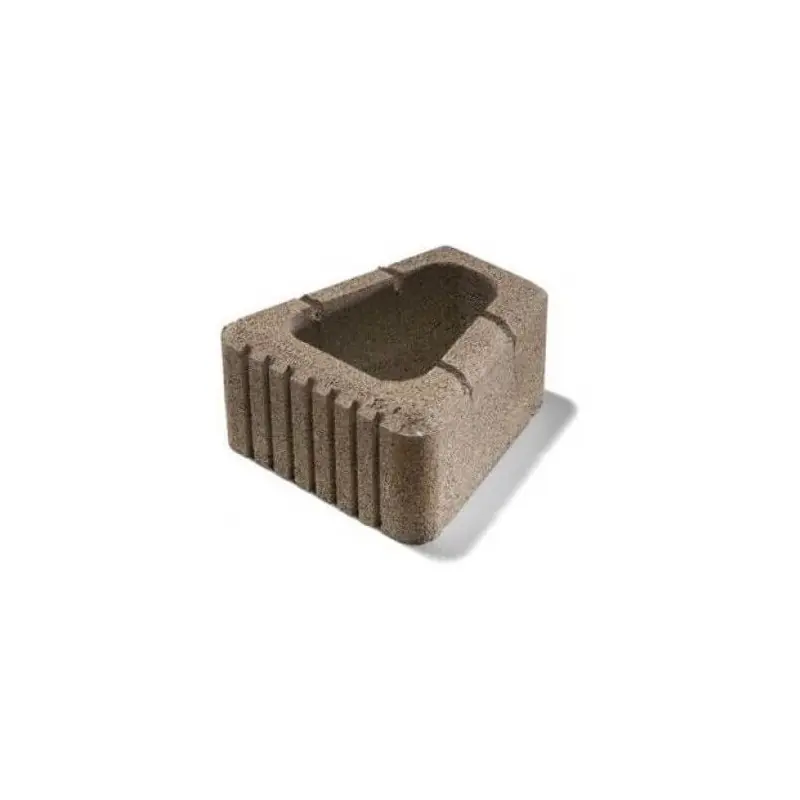 Jardiniera Triflor Semmelrock 30x28x15 cm gri deschis - amenajar - Cipcos Mar Chilipir