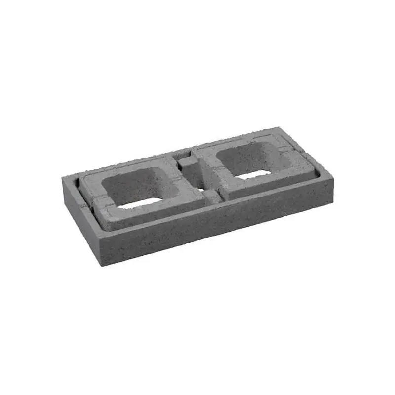 Preț mic Viastein Modulo, element gard, Dark, 60 x 30 x 9 cm - Cipcos Mar